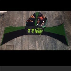 Marvel superhero crop hoodie